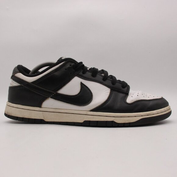 Nike Dunk Low Panda Black White Men\'s Size 10.5 Lace Up Athletic Casual Sneakers main image 10